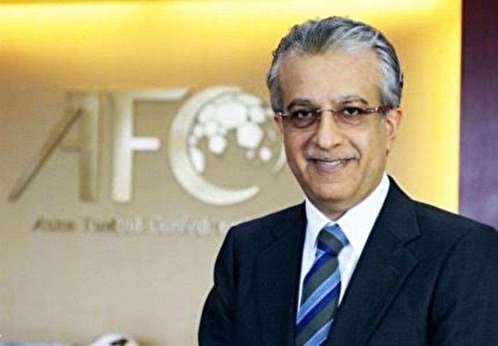 Congratulations to the new head of the Asian Football Confederation