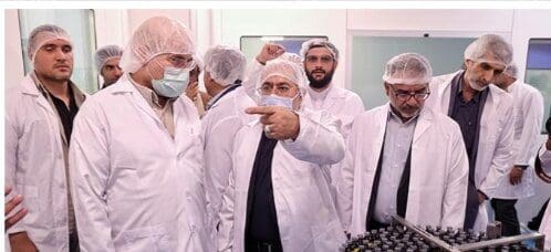 بازدید دکتر قالیباف از کارخانه داروسازی بایرافلاک ازنا
