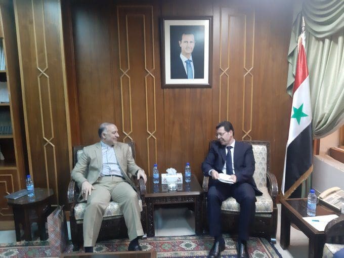 السفير الإيراني یلتقي وزیر الأوقاف السوري