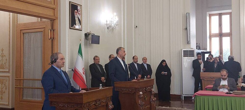 أمیرعبداللهیان یستقبل المقداد - إسنا
