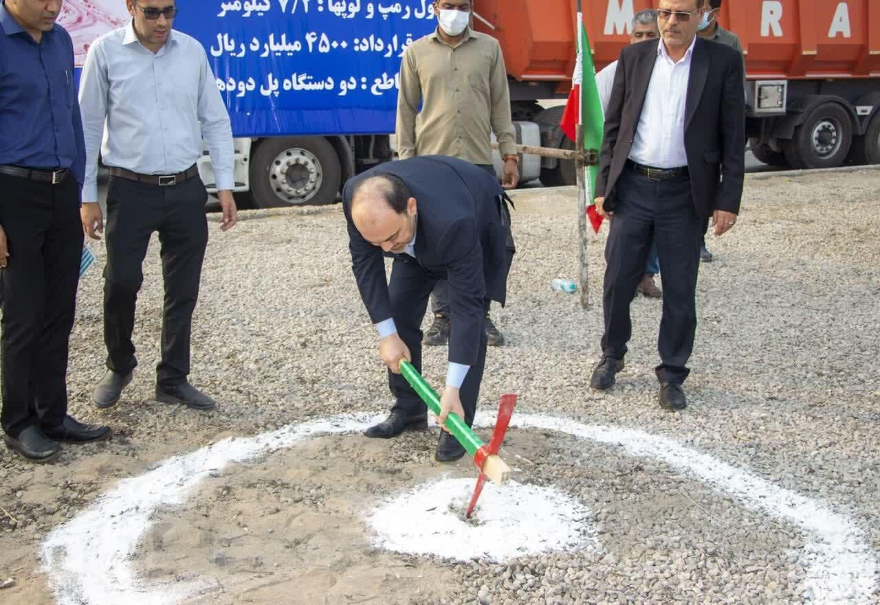 عملیات اجرایی احداث تقاطع غیرهمسطح محور بندر شهید رجایی آغاز شد