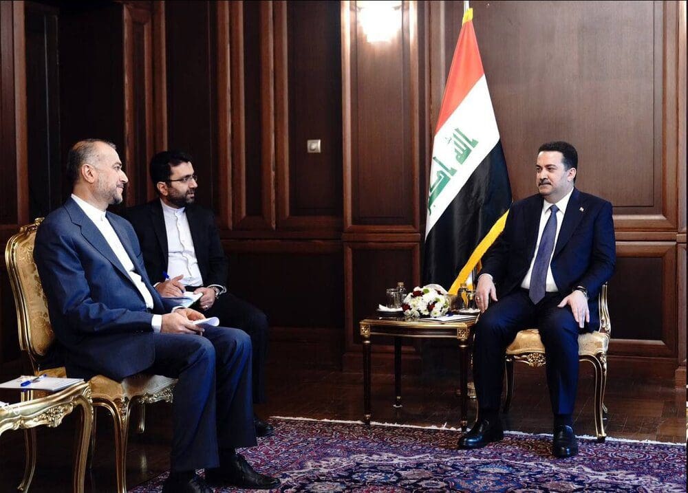 أمیرعبداللهیان یستقبل رئیس الوزراء العراقي