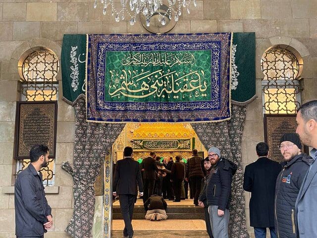 وزیر الخارجیة یتشرف بمرقد السیدة زینب(س)