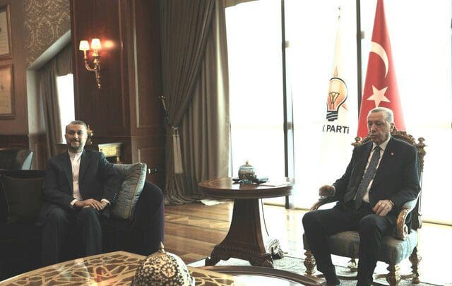 أمیرعبداللهیان وأردوغان یجتمعان في ترکیا