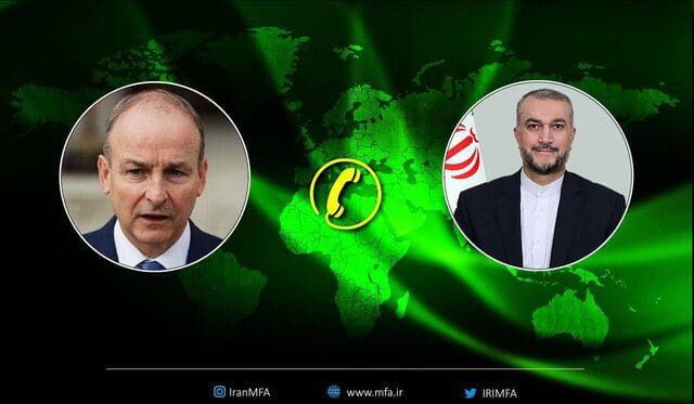 أمیرعبداللهیان یدعو نظیره الإیرلندي لزیارة طهران