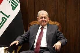 الرئیس العراقي من طهران: العلاقات بین إيران والعراق وطیدة لایمکن تغییرها