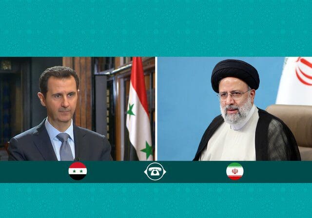رئيسي في إتصال مع الأسد: المستقبل زاهر وواعد لتیار المقاومة