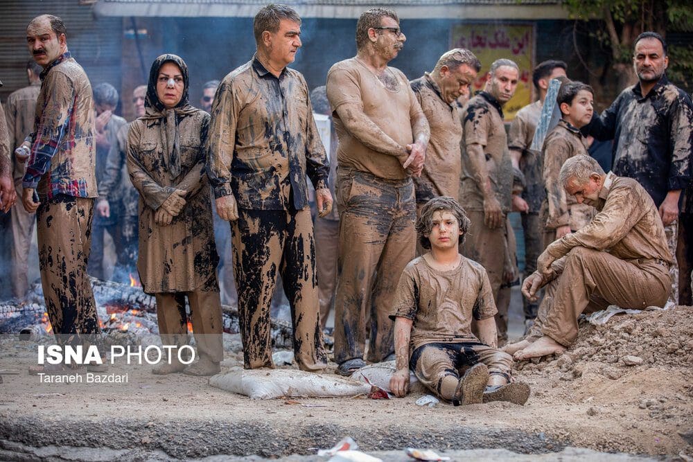 آیین گل مالی در خرم‌آباد