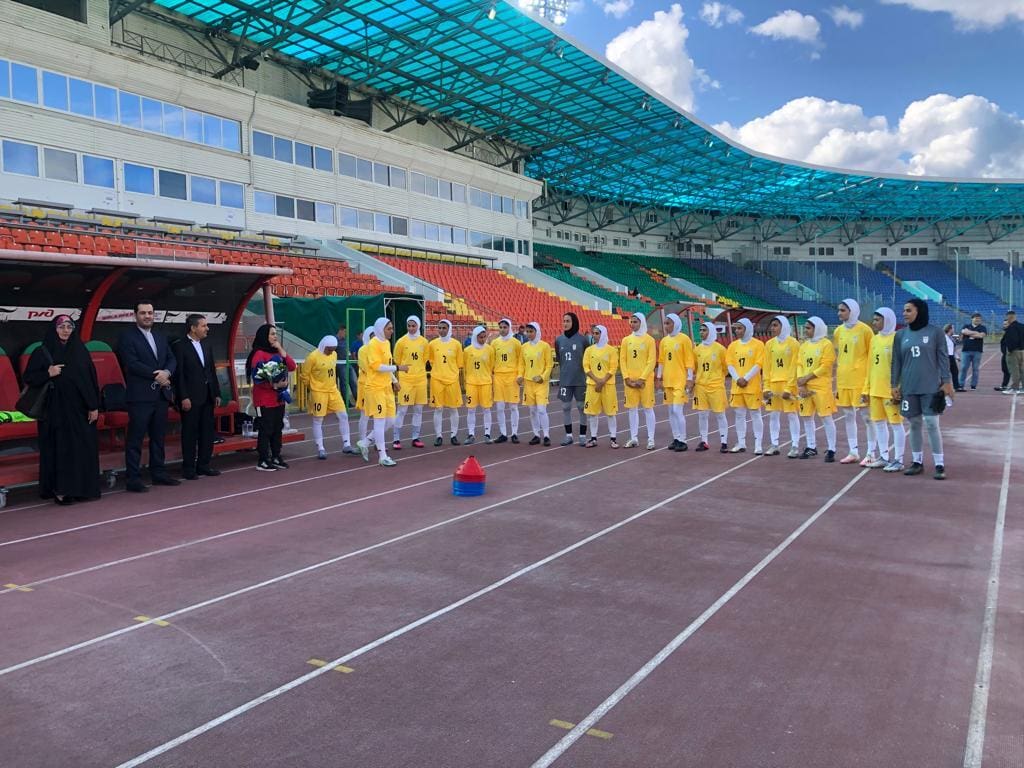 برگزاری اولین تمرین تیم ملی فوتبال بانوان در کازان