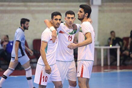 برتری تیم ملی فوتسال امید مقابل تیم ملی دانشجویان