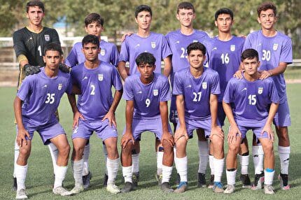 برد تیم ملی نونهالان در دیدار تدارکاتی