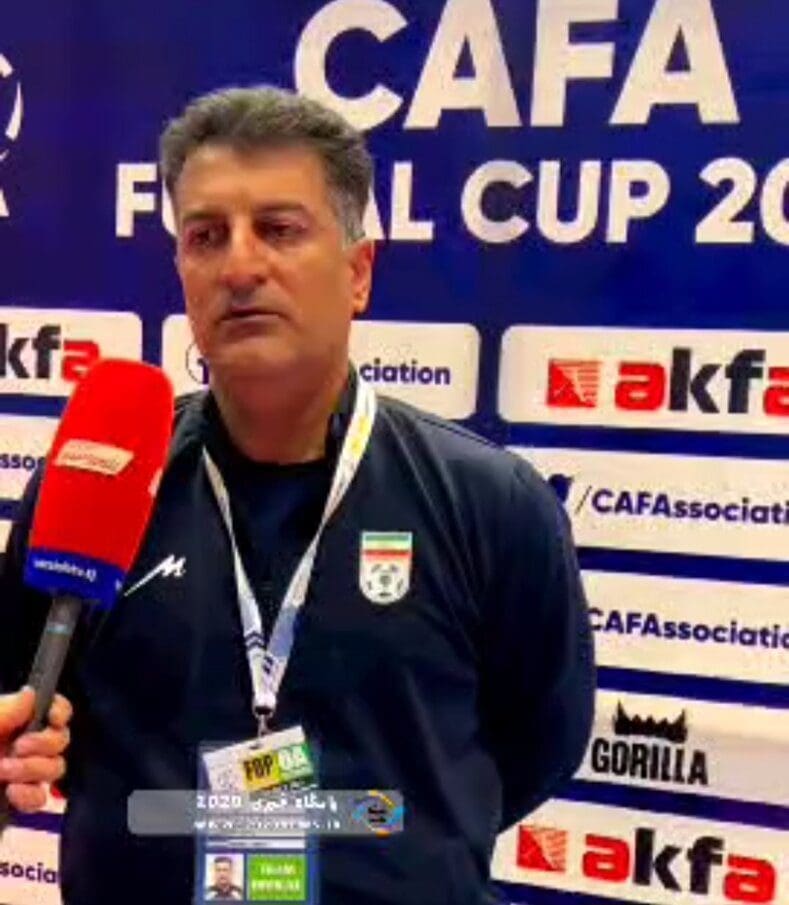 صحبتهای سرمربی تیم ملی امید فوتسال پس از پیروزی مقابل قرقیزستان