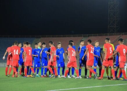 تصاویری از دیدار تیم های ملی نونهالان و ازبکستان