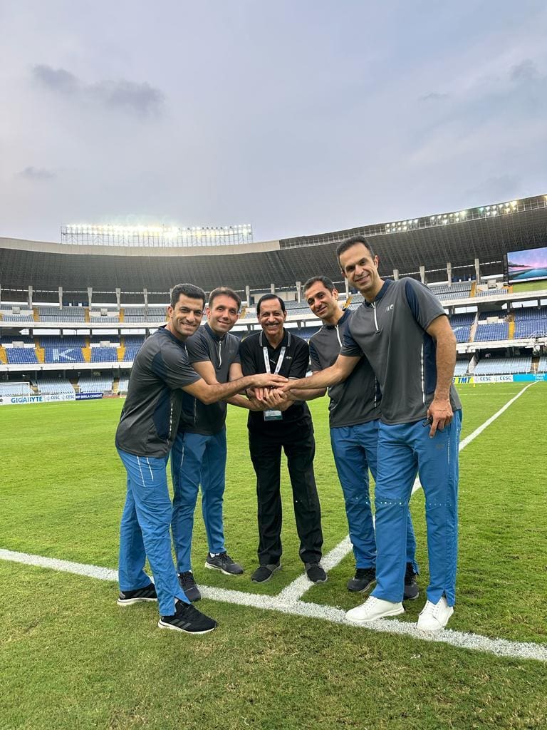 قضاوت تیم داوری ایران در مرحله پلی آف ای اف سی کاپ