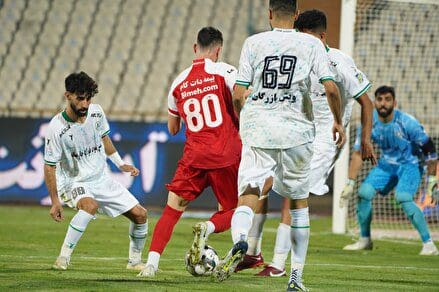 خلاصه بازی پرسپولیس _ ذوب آهن با حضور کادر فنی تیم ملی در ورزشگاه آزادی