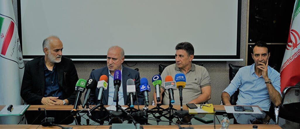 نشست خبری رئیس و نایب رئیس و سرمربیان تیم های ملی بزرگسال و امید