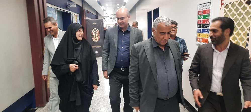 بازدید تاج ،معاون وزیر ورزش و کشوری فرد از ورزشگاه سردار سلیمانی
