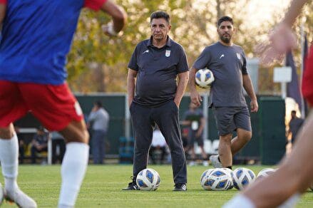 آخرین تمرین تیم ملی در مرکز ملی فوتبال قبل از اعزام به بلغارستان