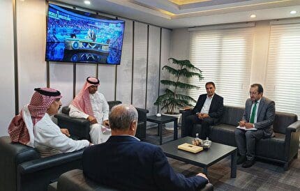 نشست سفیر عربستان سعودی و رییس فدراسیون فوتبال