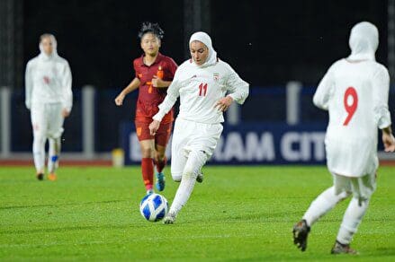 گزارش تصویری از دیدار تیم ملی دختران زیر ۱۷سال ایران و تایلند