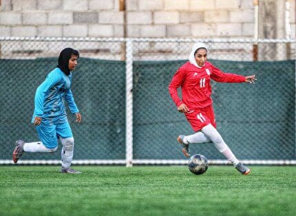 پیروزی ملی پوشان بانوان برابر تیم ملوان بندرانزلی