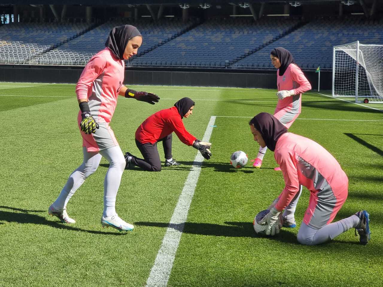 برگزاری تمرین ایران پیش از رویارویی با چین تایپه + عکس