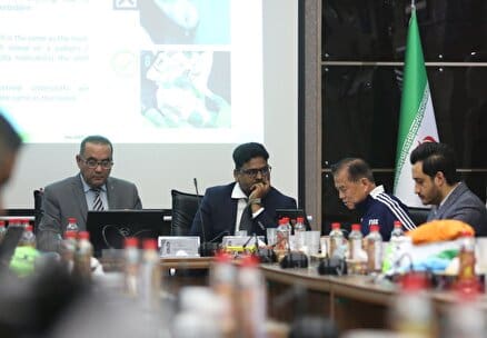 تصاویری از جلسه هماهنگی دیدار تیم های ملی ایران و هنگ کنگ چین