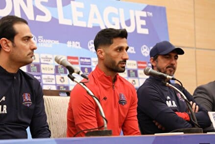 گزارش تصویری از نشست خبری پیش از بازی نساجی ایران و ممبئی سیتی هند