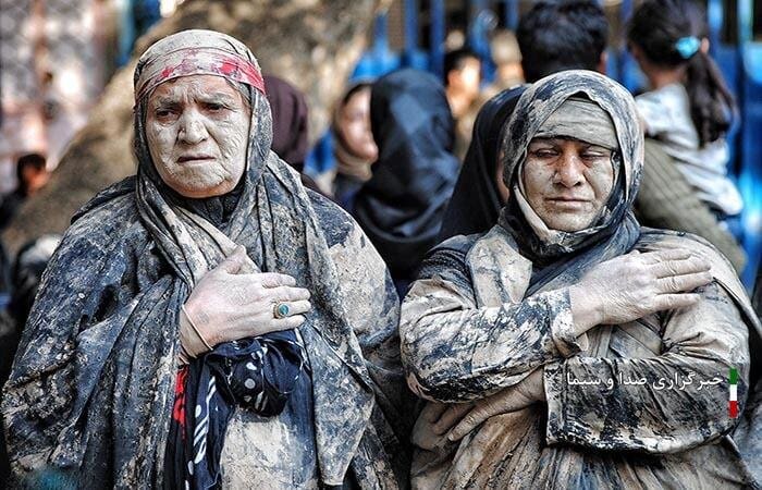 آئین سنتی گل مالی عزاداران حسینی در لرستان