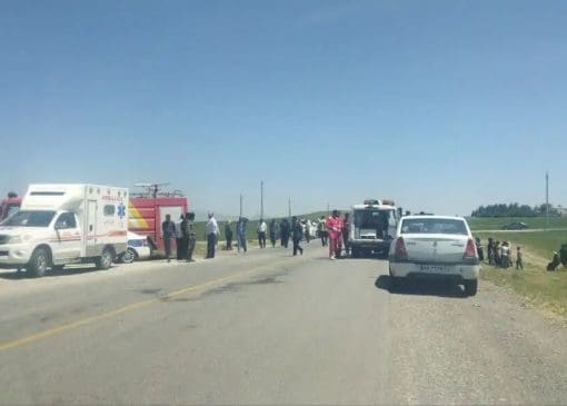 حادثه رانندگی در جاده نورآباد - کرمانشاه ۲ کشته برجا گذاشت