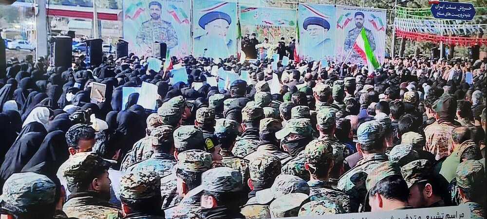 تشییع پیکر پاسدار مدافع امنیت در کوهدشت