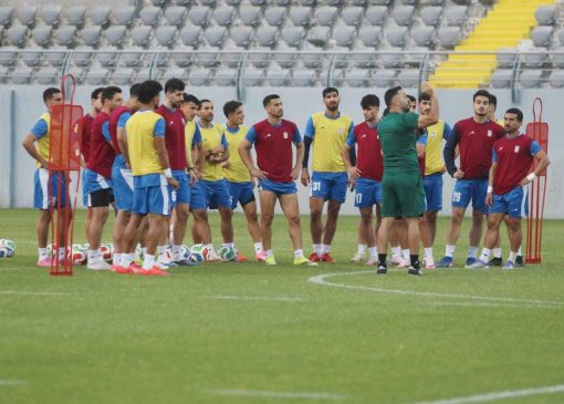 تمرین سبک تیم ملی با محوریت دفاع و حمله تیمی