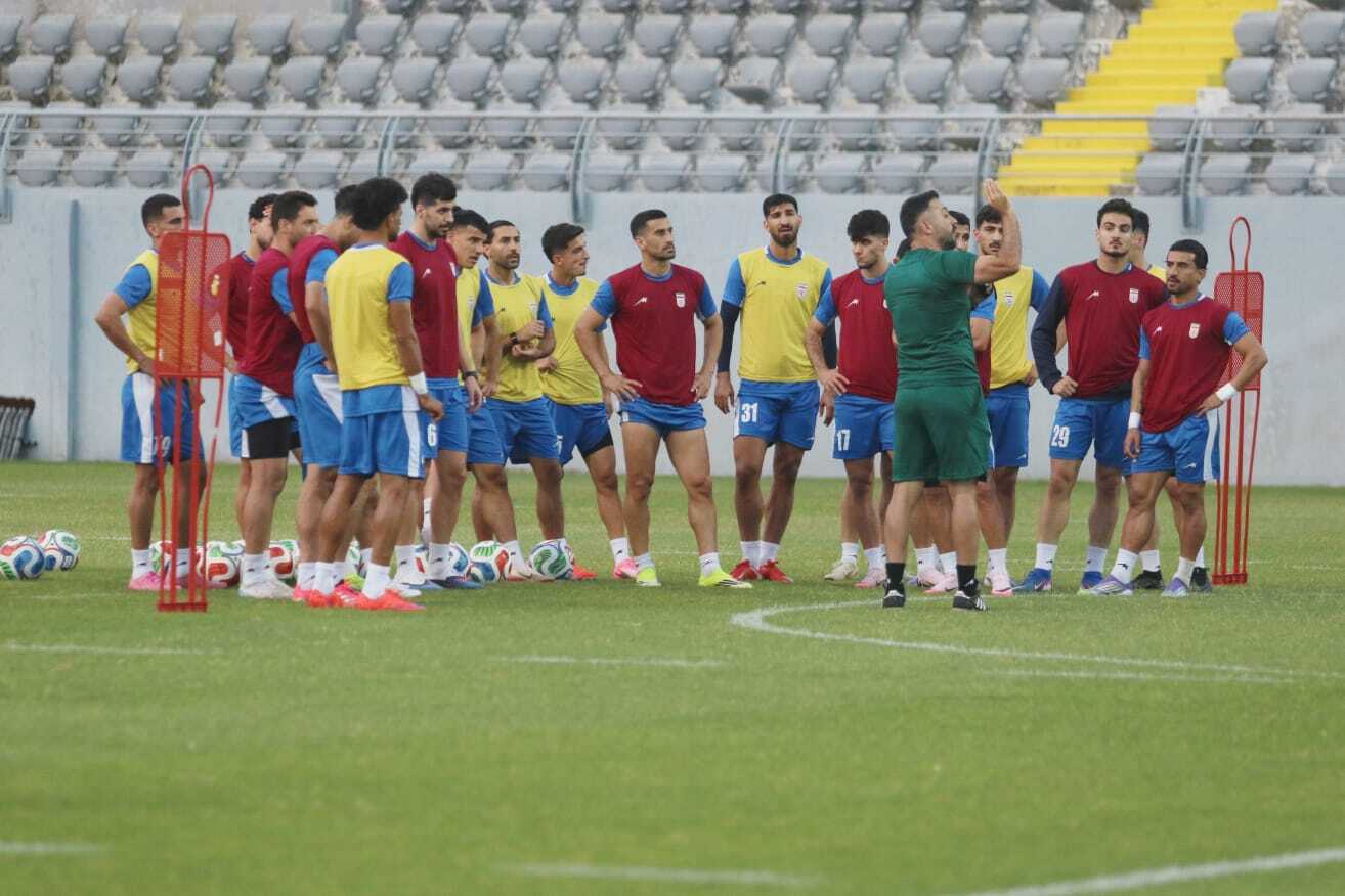 تمرین سبک تیم ملی با محوریت دفاع و حمله تیمی
