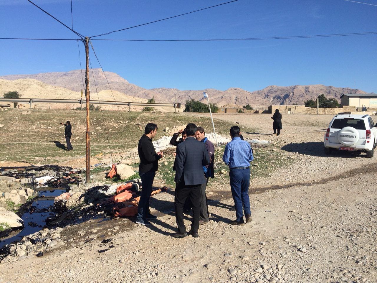 بررسی زیست محیطی حادثه نفت کش در دهستان پاعلم شهرستان پلدختر